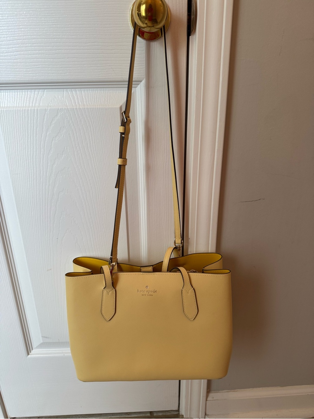 kate spade Lemon Yellow Leather Tote - Picture 12 of 16